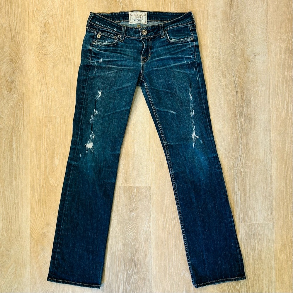 Big Star low rise Blue Straight Leg Jeans Classic Denim